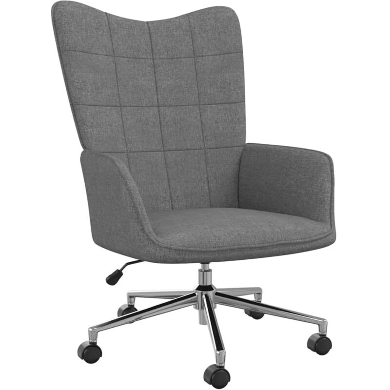 

Silla de relajación de tela gris oscuro - Gris - Vidaxl
