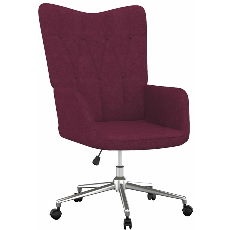 

Silla de relajación de tela morada - Púrpura - Vidaxl
