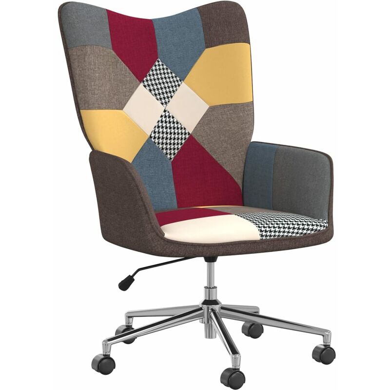 

Silla de relajación de tela patchwork - Multicolor - Vidaxl