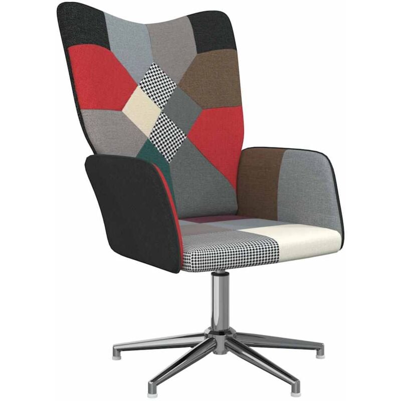 

Silla de relajación de tela patchwork - Multicolor - Vidaxl