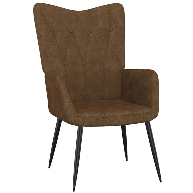 

Silla de relajación de tela 62x68,5x96 cm marrón - Marrón - Vidaxl