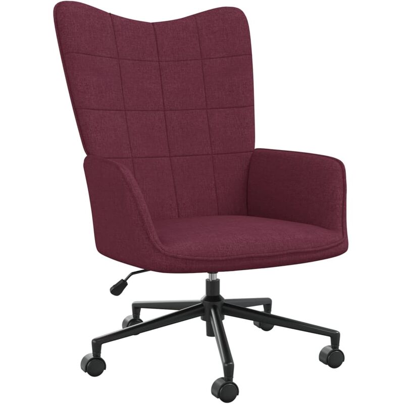 

vidaXL Silla de relajación de tela morada - Púrpura