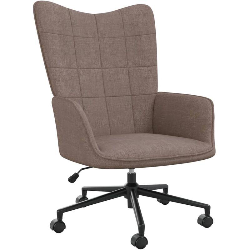 

Silla de relajación de tela gris taupe - Gris Topo - Vidaxl