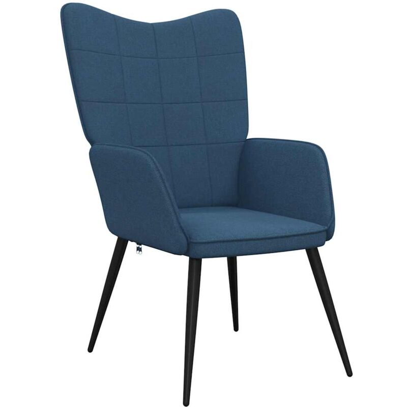

Silla de relajación de tela 62x68,5x96 cm azul - Azul - Vidaxl