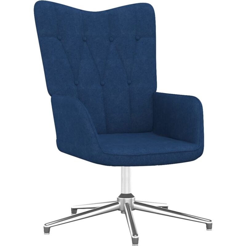 

Silla de relajación de tela azul - Azul - Vidaxl