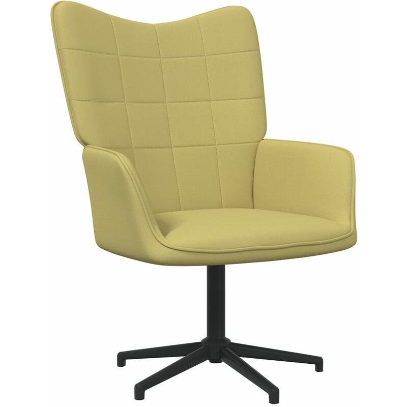

Silla de relajación de tela verde - Verde - Vidaxl