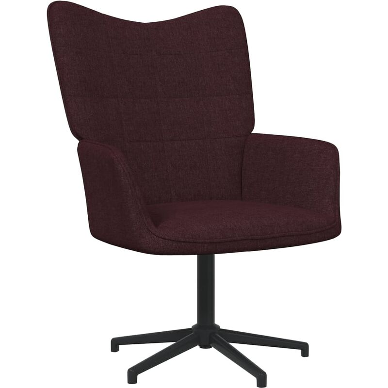 

Silla de relajación de tela morado - Gris Topo - Vidaxl