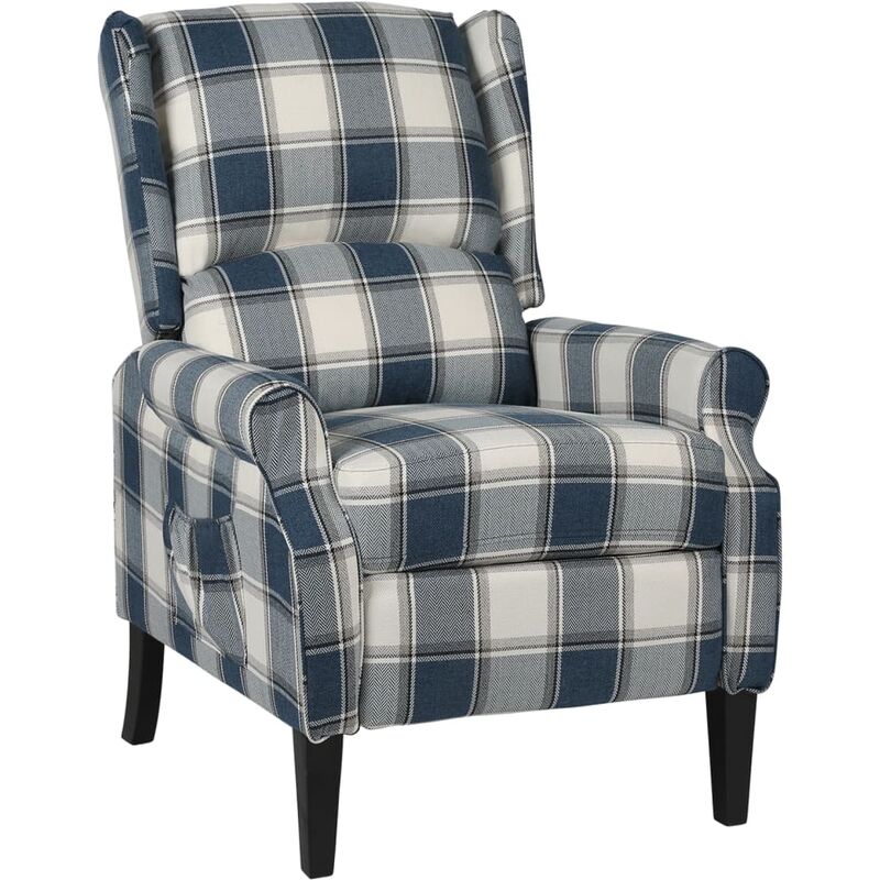 

Silla reclinable tela azul - Azul - Vidaxl