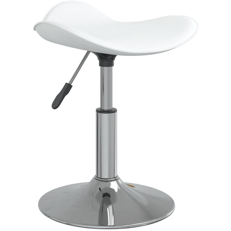 

Silla de comedor acero cromado cuero artificial blanco - Blanco - Vidaxl