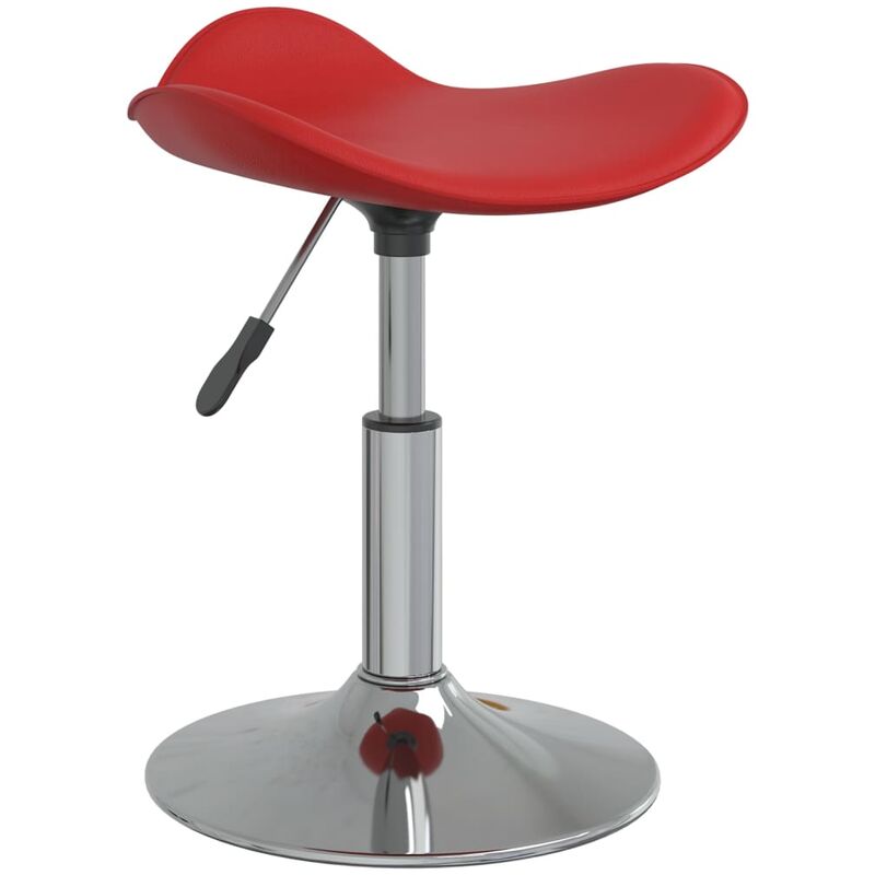 

Silla de comedor acero cromado cuero artificial vino tinto - Rojo - Vidaxl