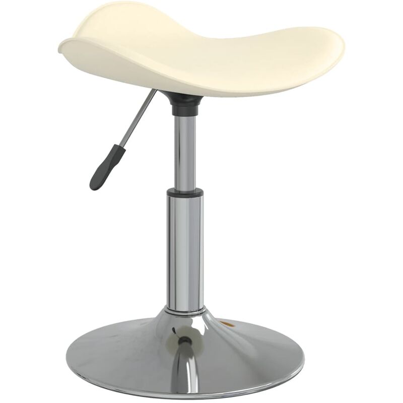 

Silla de comedor acero cromado cuero artificial crema - Crema - Vidaxl