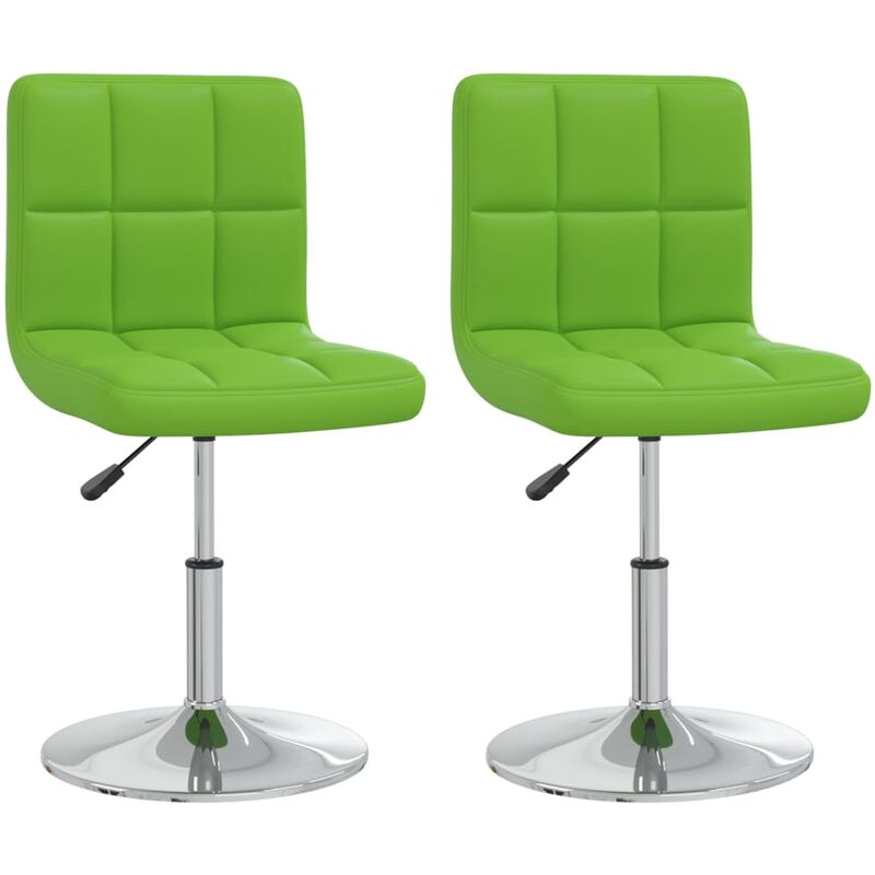 

Sillas de comedor cuero sintético 2 unidades verde - Verde - Vidaxl