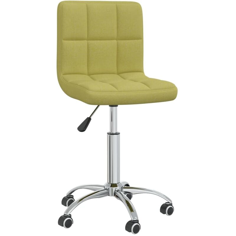 

vidaXL Silla de comedor giratoria tela verde - Verde