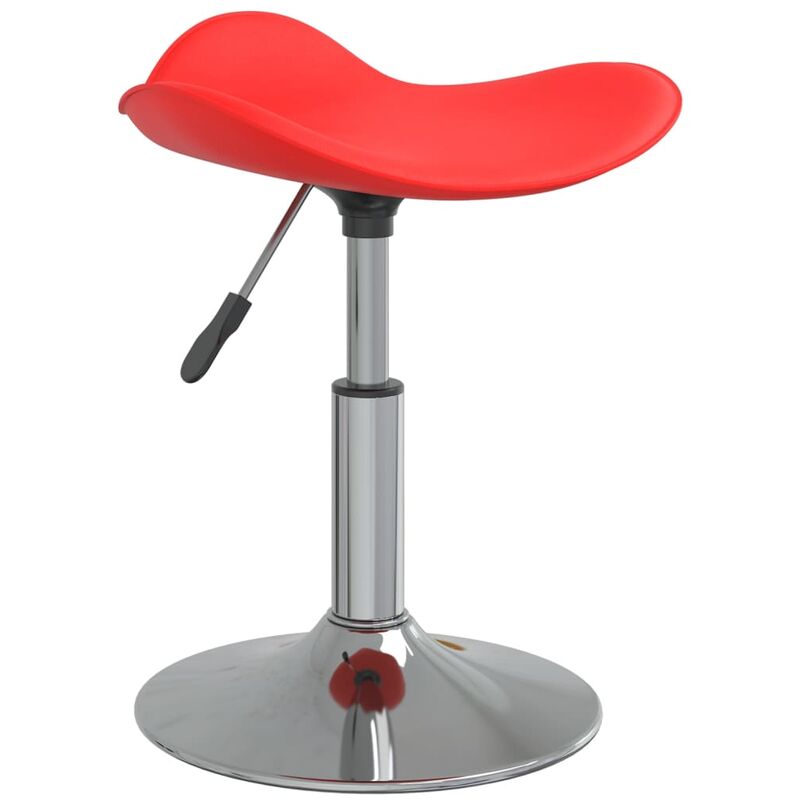 

Sillón de masaje de acero cromado y cuero artificial rojo - Rojo - Vidaxl