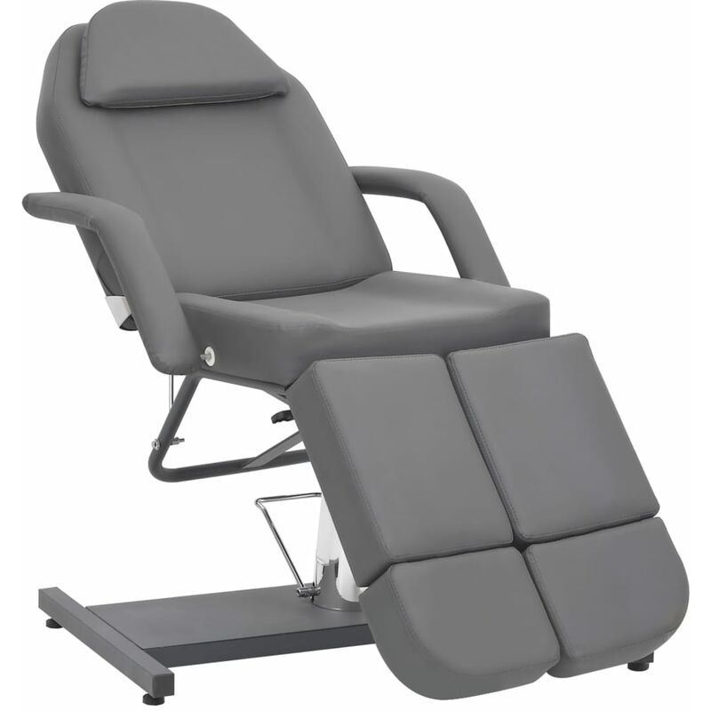 

Sillón de salón de belleza cuero sintético gris 180x62x78 cm - Gris - Vidaxl