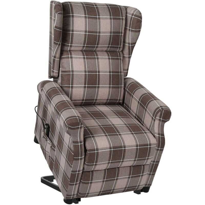 

vidaXL Sillón reclinable de pie de tela beige - Beige