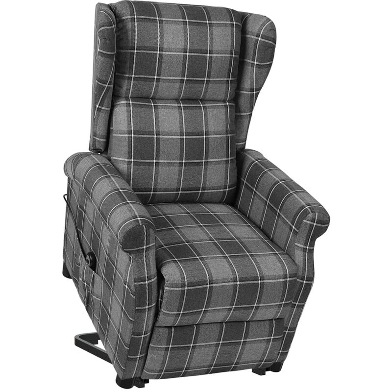 

Sillón reclinable de pie de tela gris - Gris - Vidaxl