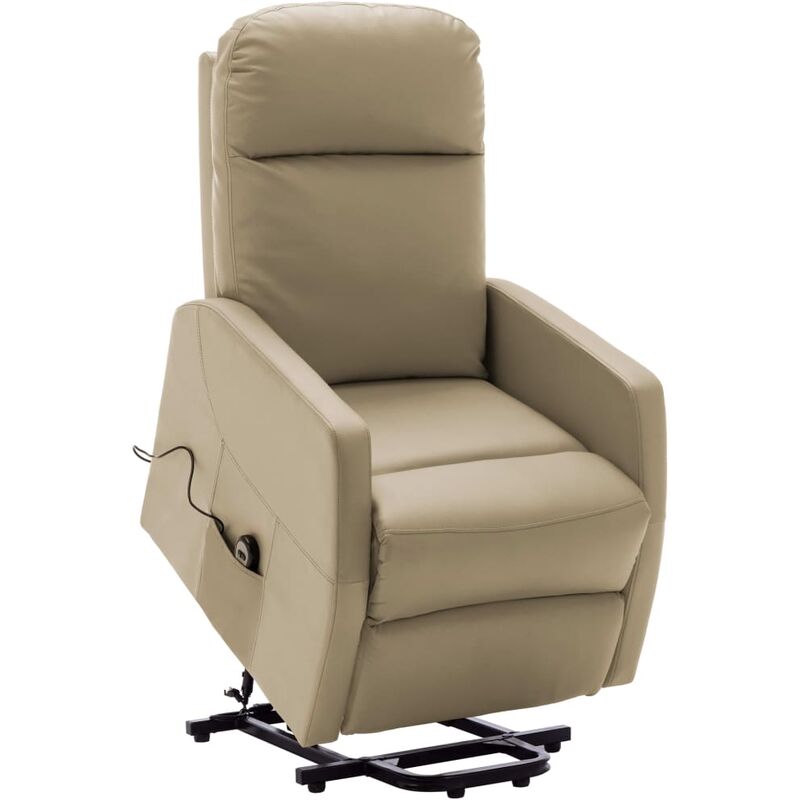 

Sillón Reclinable de Cuero Sintético Capuchino - Marrón - Vidaxl