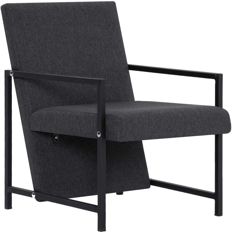 

vidaXL Sillón de Tela Gris - Gris