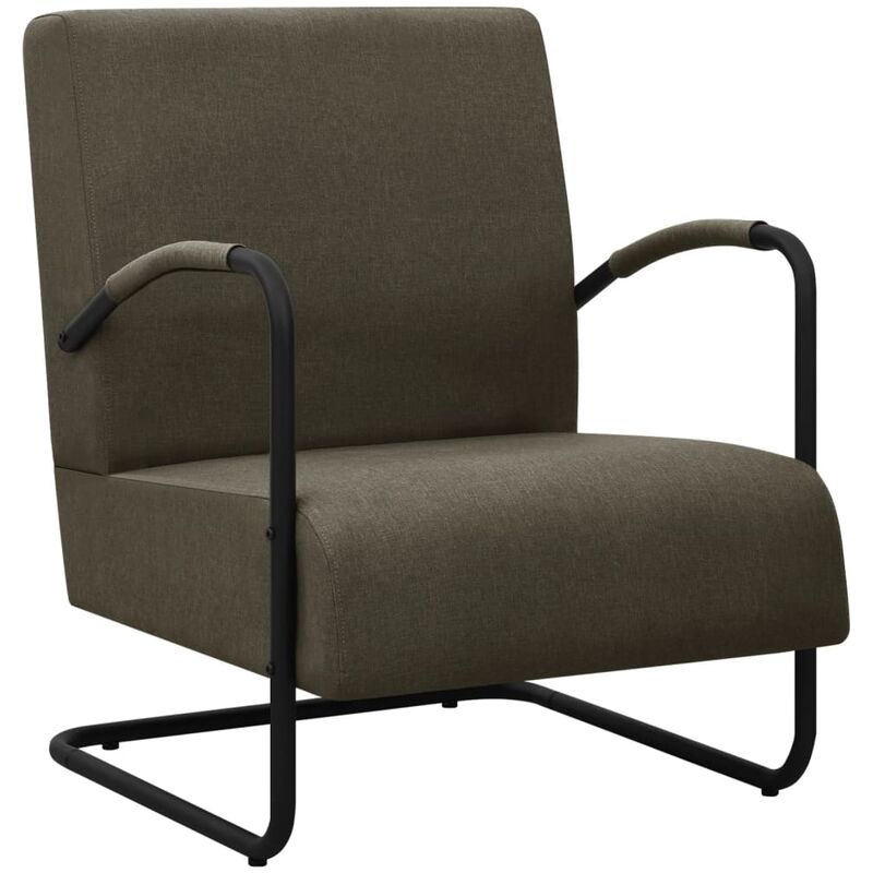 

Sillón de tela gris oscuro - Gris - Vidaxl