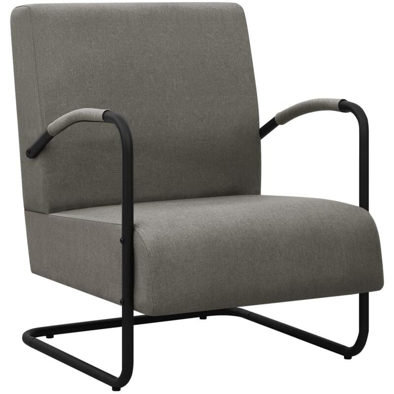 

Sillón de tela gris claro - Gris - Vidaxl