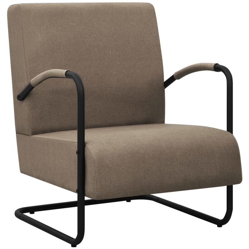 

Sillón de tela gris taupe - Gris Topo - Vidaxl