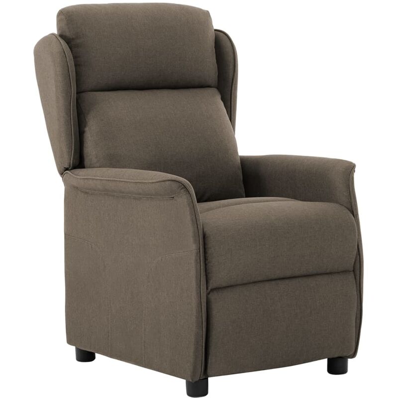 

Sillón reclinable eléctrico de tela gris taupe - Gris Topo - Vidaxl