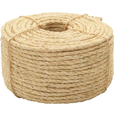 vidaXL Sisalstrick 100 % 10 mm 50 m