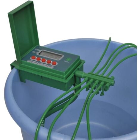vidaXL Sistema di Irrigazione Automatico con Spruzzatore e Timer