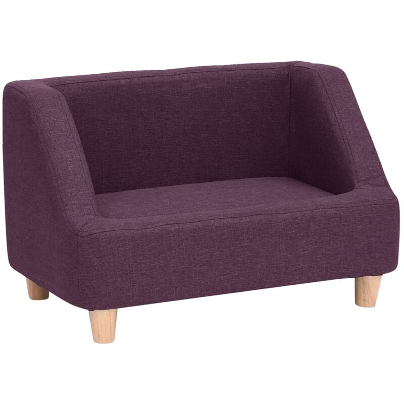 

vidaXL Sofá para perros de lino borgoña 60x37x39 cm - Púrpura