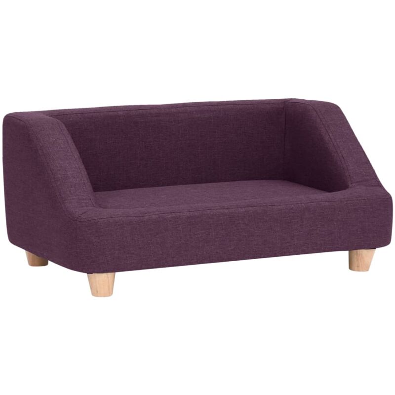 

vidaXL Sofá para perros de lino borgoña 95x63x39 cm - Púrpura