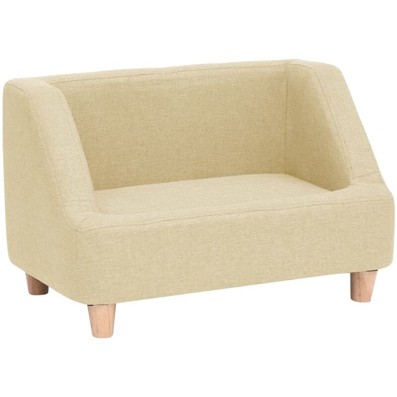 

vidaXL Sofá para perros de lino crema 60x37x39 cm - Crema