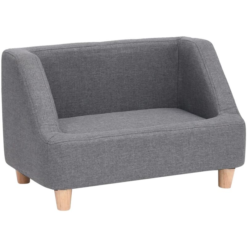

vidaXL Sofá para perros de lino gris 60x37x39 cm - Gris
