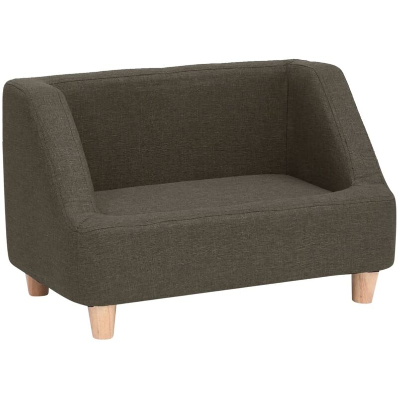 

vidaXL Sofá para perros de lino gris oscuro 60x37x39 cm - Gris