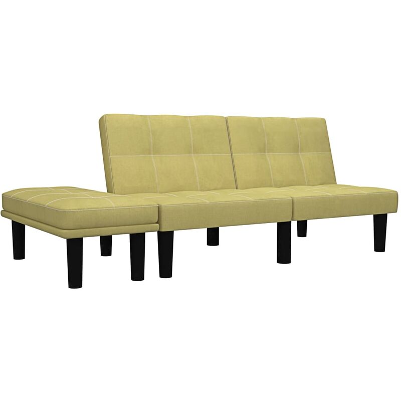 Vidaxl - 2-Sitzer-Sofa Stoff Grün - Grün