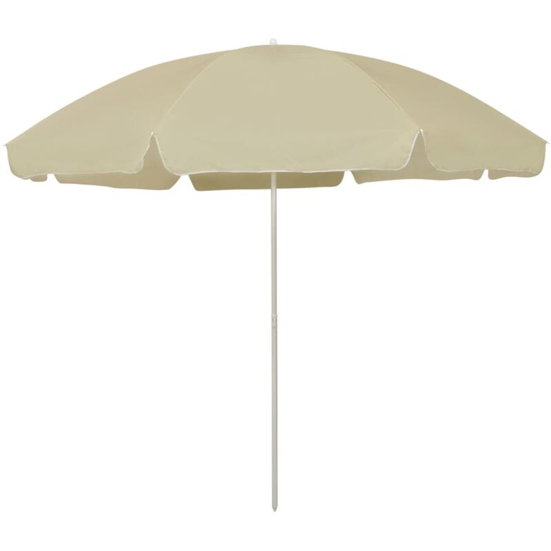 

vidaXL Sombrilla de playa arena amarillo 300 cm - Amarillo