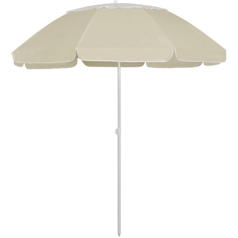 

vidaXL Sombrilla de playa arena amarillo 300 cm - Amarillo