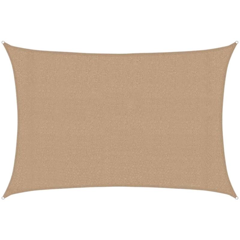 Sonnensegel 160 G/m² Taupe 3x4 M Hdpe Vidaxl