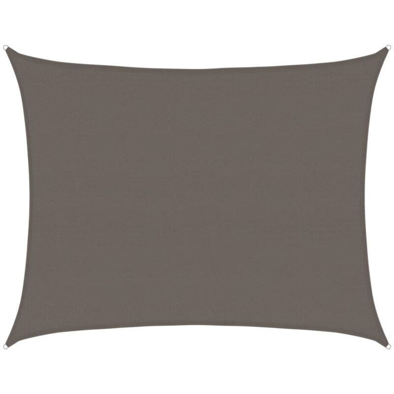 Sonnensegel 160 G/m² Anthrazit 6x7 M Hdpe Vidaxl