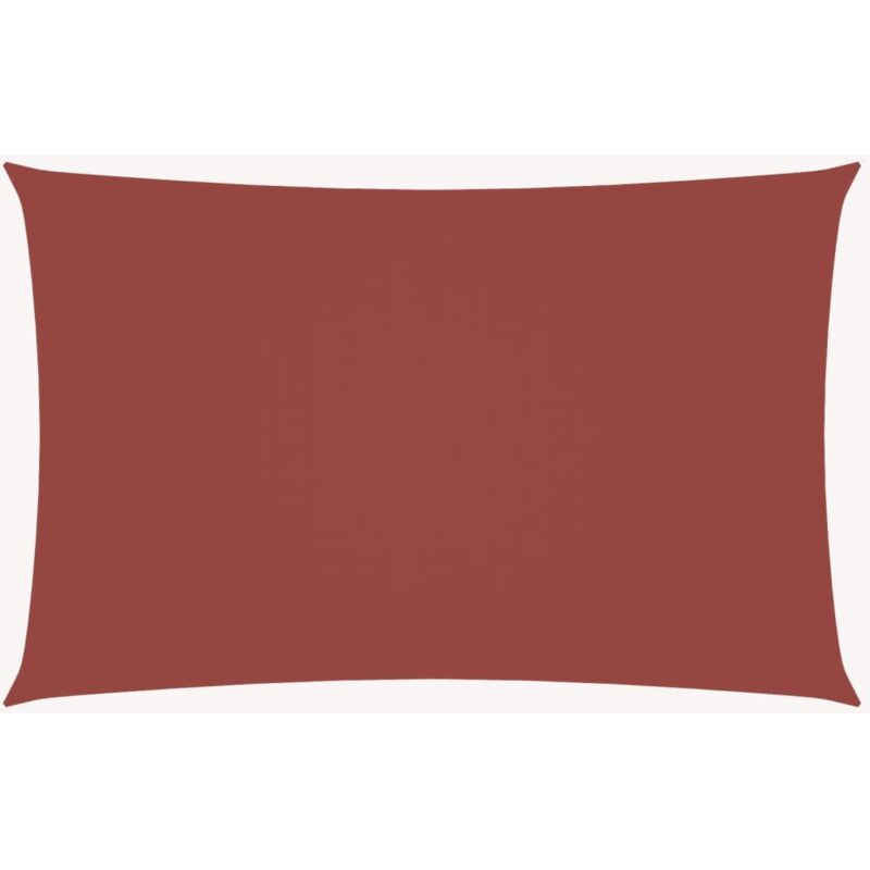Sonnensegel Oxford-gewebe Rechteckig 6x8 M Terrakotta-rot Vidaxl