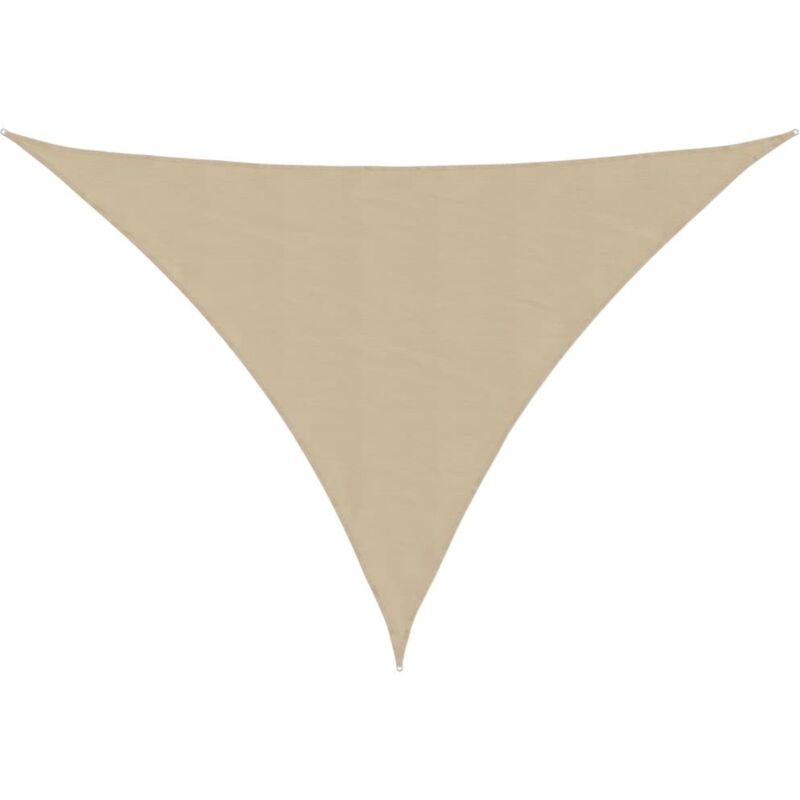 Sonnensegel Oxford-gewebe Dreieckig 3x3x4, 24 M Beige Vidaxl