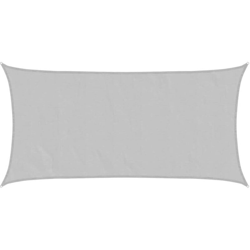 Sonnensegel Hellgrau 6x3 M 100% Polyester Oxford Vidaxl