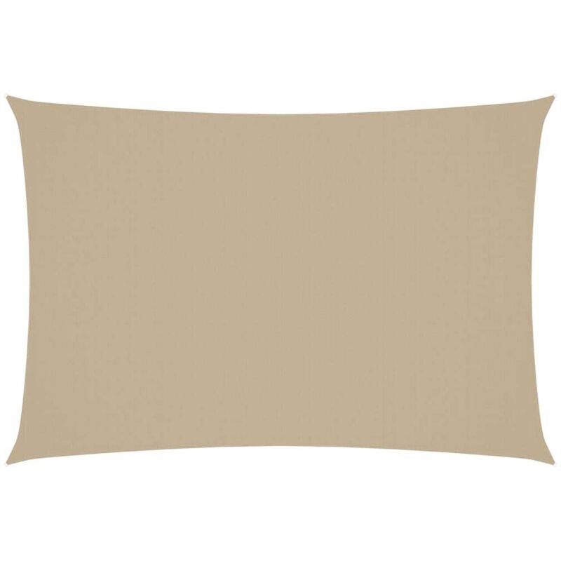 Sonnensegel Oxford-gewebe Rechteckig 3x5 M Beige Vidaxl
