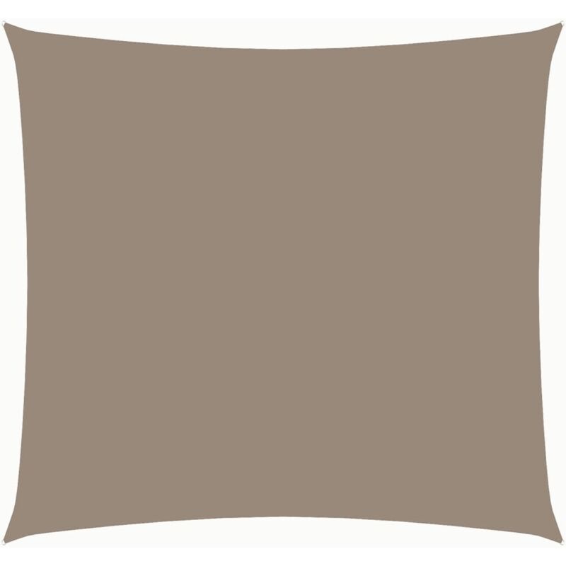 Sonnensegel Oxford-gewebe Quadratisch 2x2 M Taupe Vidaxl