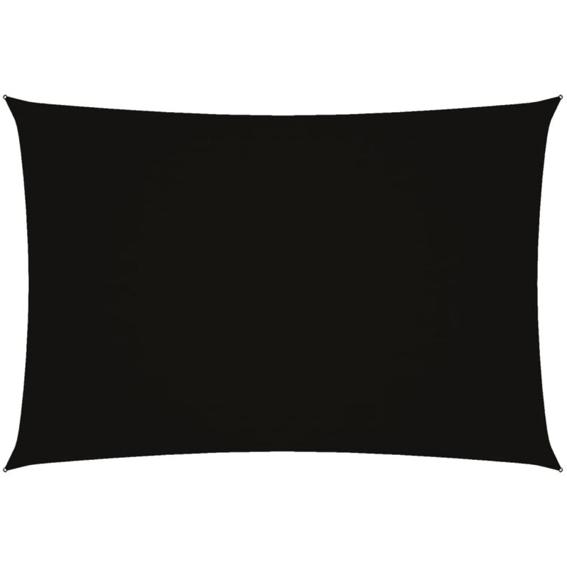 Sonnensegel Oxford-gewebe Rechteckig 3x5 M Schwarz Vidaxl
