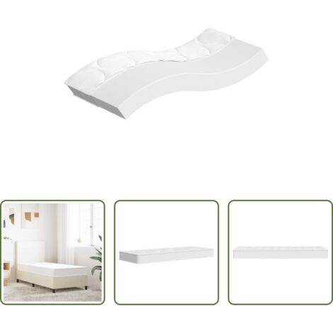 vidaXL Soporte de cama -  Colchón de muelles Bonnell firmeza media 90x200 cm
