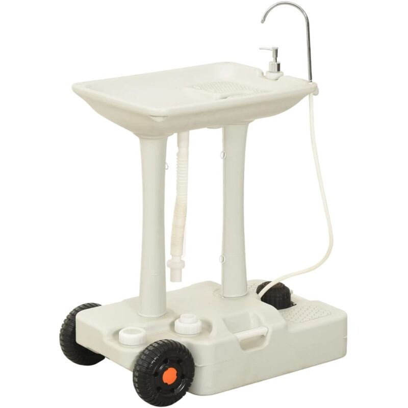 

Soporte de lavado de manos para camping con dispensador 35 L - Gris - Vidaxl