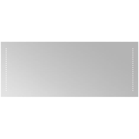 vidaXL Specchio da Bagno con Luci LED 40x100 cm