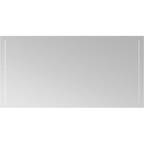 vidaXL Specchio da Bagno con Luci LED 50x100 cm