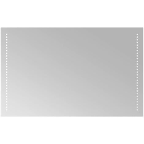 vidaXL Specchio da Bagno con Luci LED 50x80 cm